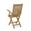 Tropico Folding Teak Patio Dining Chair