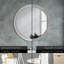 Huldar Glass Flat Wall Mirror