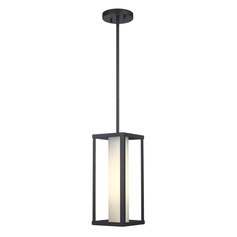 Luminaire suspendu rectangulaire à 1 lumière Mercer