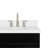 37 " W Freestanding Standard Free Standing 1 Single Vanity Bathroom Vanity With White Quartz Top-2098577370