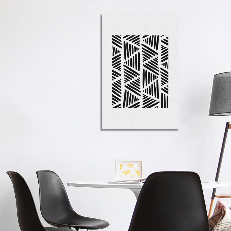 B&W Abstract I by Orara Studio - Wrapped Canvas Gallery-Wrapped Canvas Giclée, 101.6 cm H x 66.04 cm W x 1.91 cm D