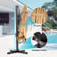 153' X 116' Outdoor Cantilever Umbrella, Weighted Base Does Not Include-443479944