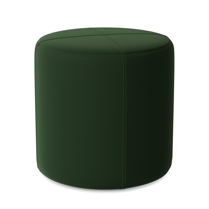 Porthleven Upholstered Ottoman, Klein Emerald
