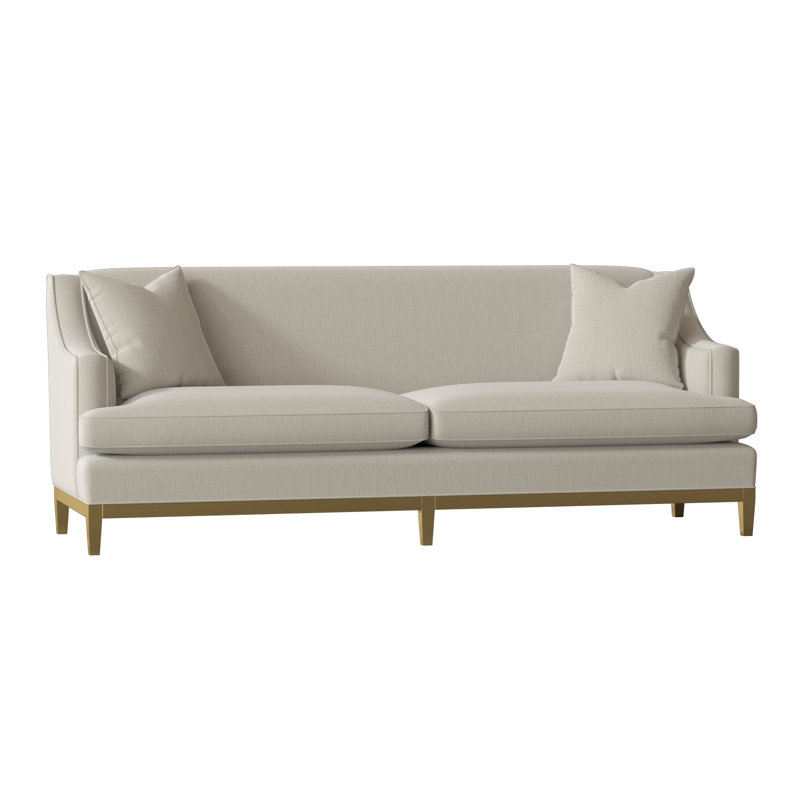 Cardiff Upholstered Sofa, 72" W, Grayson Espresso, Black Walnut