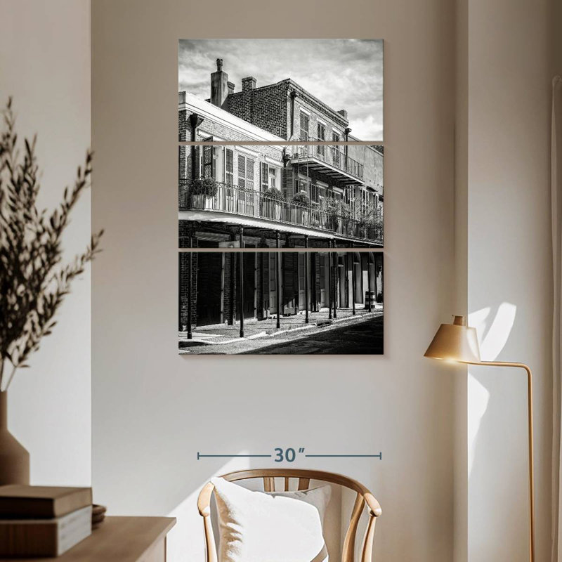 Nicci Black NOLA - New Orleans balcon, H 65 po x l 42 po