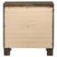 Table de chevet rustique