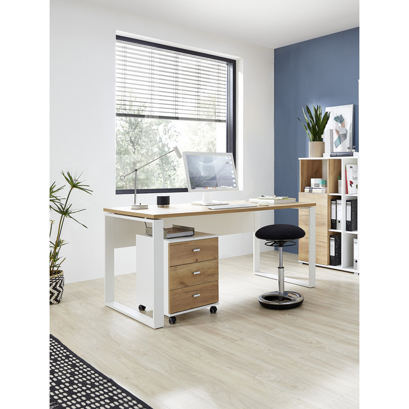 3 Piece Writing Desk Office Set