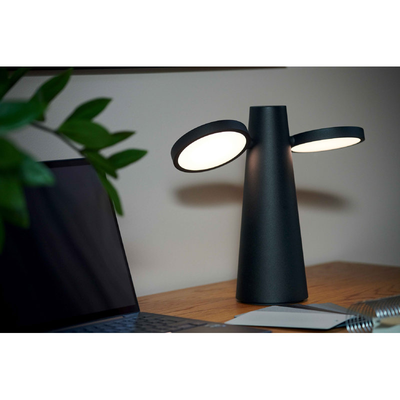 Oto LED Outdoor Table Lamp, Liquorice