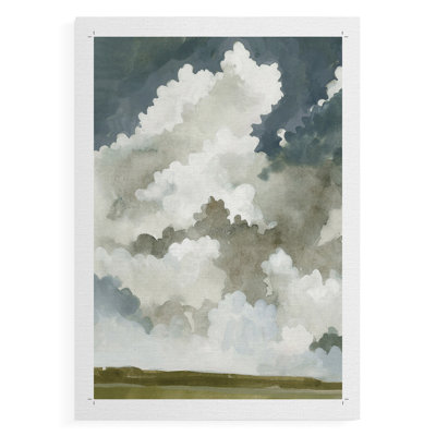 Vast Neutral Sky I -Canvas Print Only - NOT FRAMED
