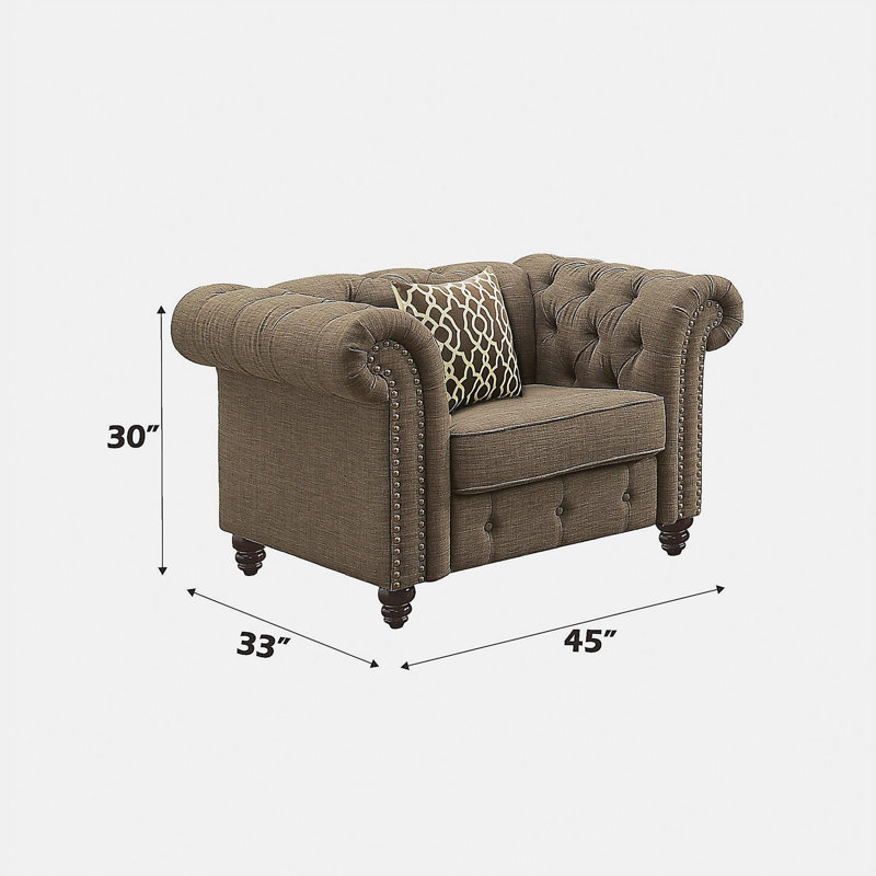 Chaise en lin Aurelia