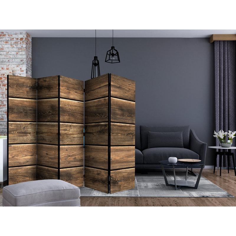 Cavazos 172cm H Solid Wood Folding Room Divider, 5