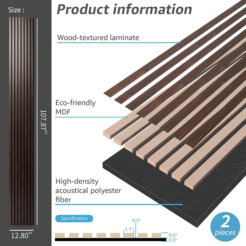 Slat Wall Panel, 108'' X 13'' Panels F...