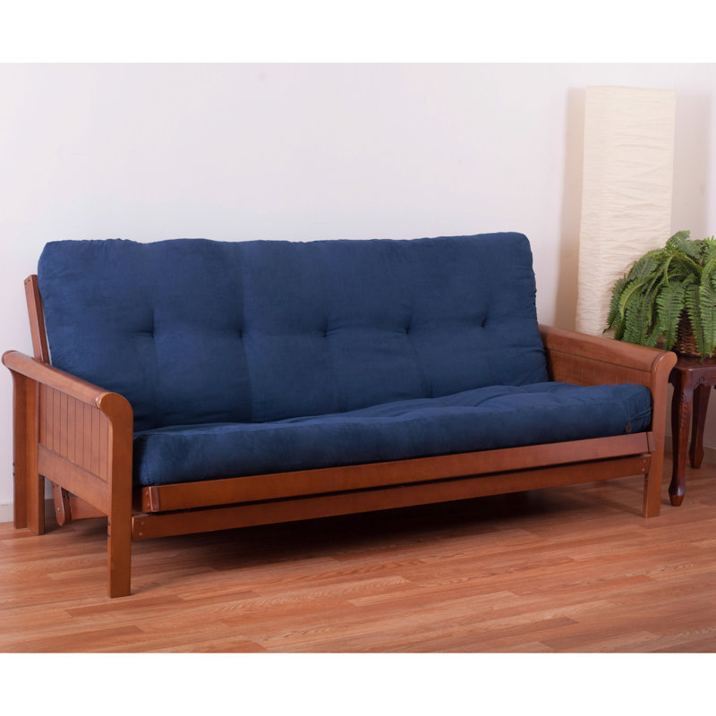Abe Cold Foam Futon Mattress Futon  Mattress, Indigo, 8", Full