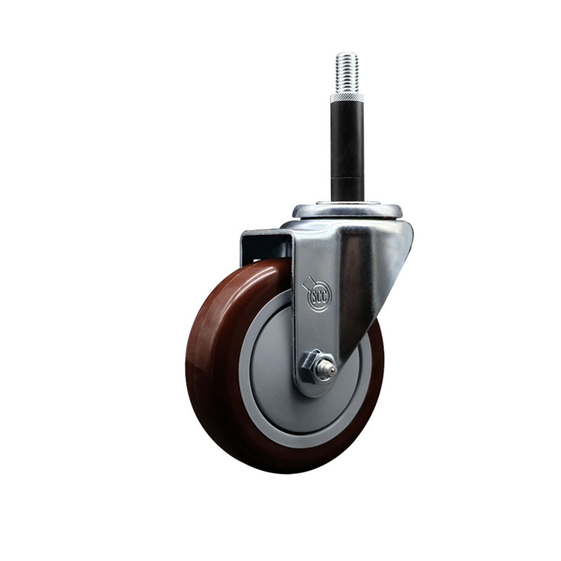 Roulettes extensibles en poly sur roues pivotantes 3/4 po SCC
