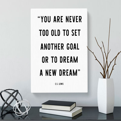 Dream a New Dream - Wrapped Canvas