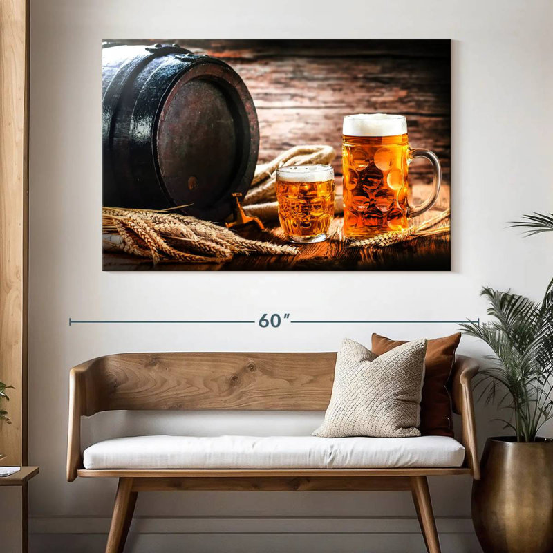 Baril de bière Yarlin, H 34 po x l 51 po