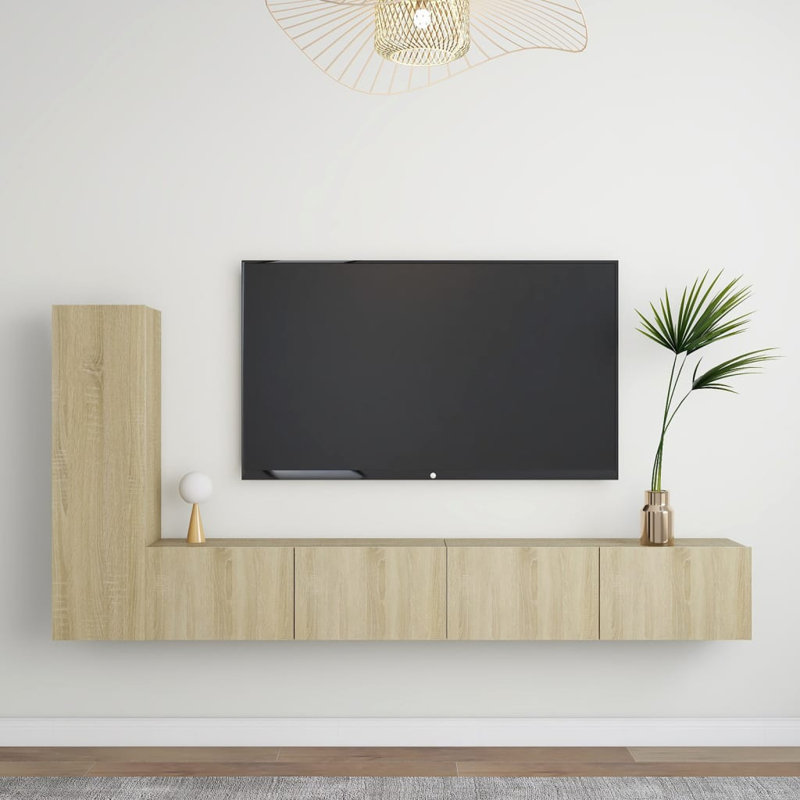 Meuble audio-vidéo flottant pour téléviseur de 43 po ou moins Geordie