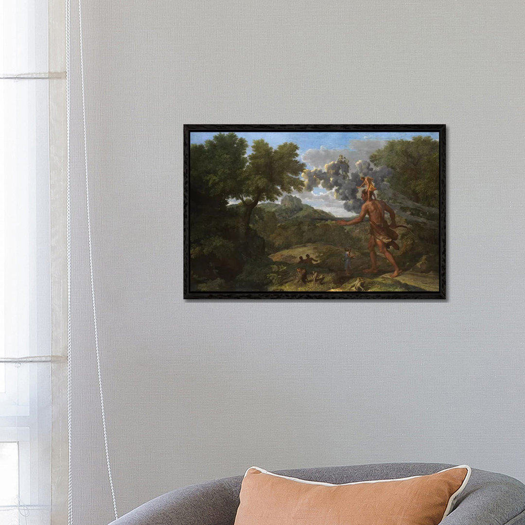 Blinder Orion auf der Suche nach der aufgehenden Sonne, 1658 - Galerie-verpackte Leinwand Giclée