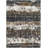 Maestas Machine Woven Abstract Shag Area Rug in Navy/Brown-2101150836