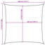 Artavion 4.5m x 4.5m Square Shade Sail