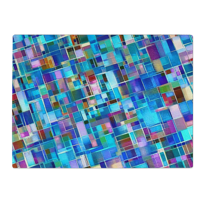 Pixel Pattern Vol.3  Glass Chopping Board