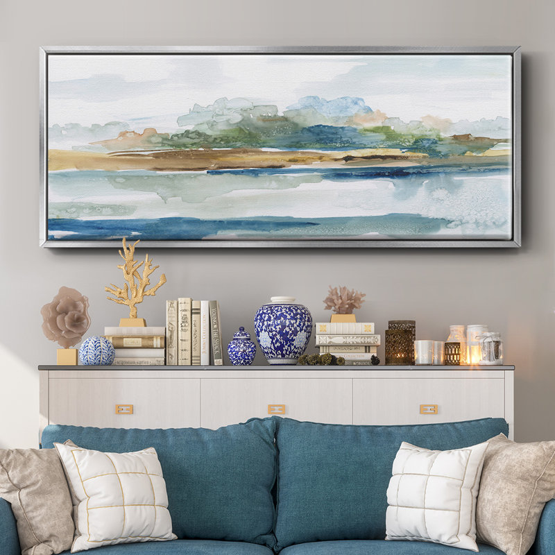Blue Solace- Framed Canvas