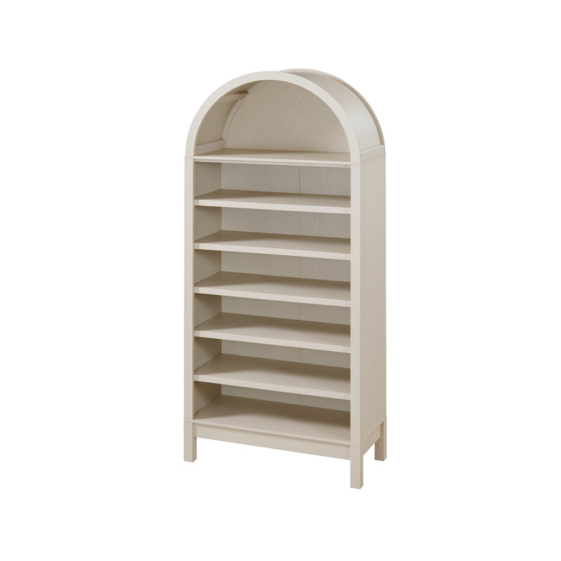 Manufactured Wood Freestanding Bathroom Cabinet, 71" H x 31" W x 13.75" D, Cream