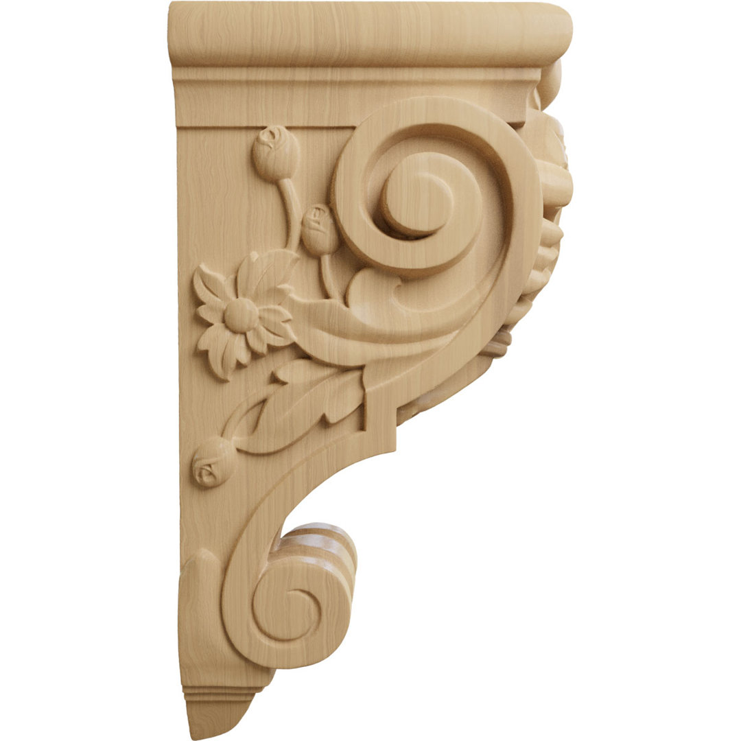 Large Floral Corbel Ekena Millwork 