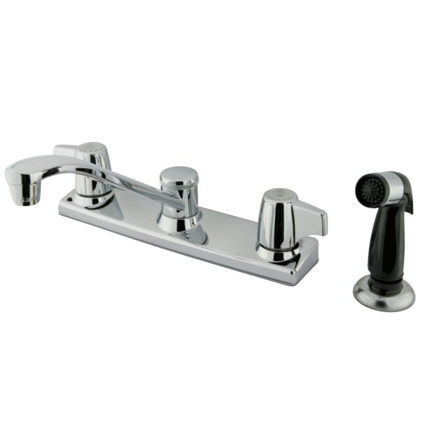 Kingston Brass Americana Double Handle Kitchen Faucet | Wayfair