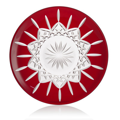Waterford Lismore Red 12in Decorative Plate