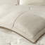 Édredon 7 pièces pour grand lit, mélange de taupe et de brun, conception complexe, comprend un édredon, des taies décoratives, des taies décoratives pour grand lit et-124544137-124544140