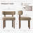 Upholstered Solid Wood Dining Chair Side Chair-628976550