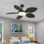 Ventilateur de plafond 48 "feuilles tropicales 48" avec lumières DEL et télécommande-532493359