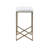 Backless Upholstered Counter Stool 26"H