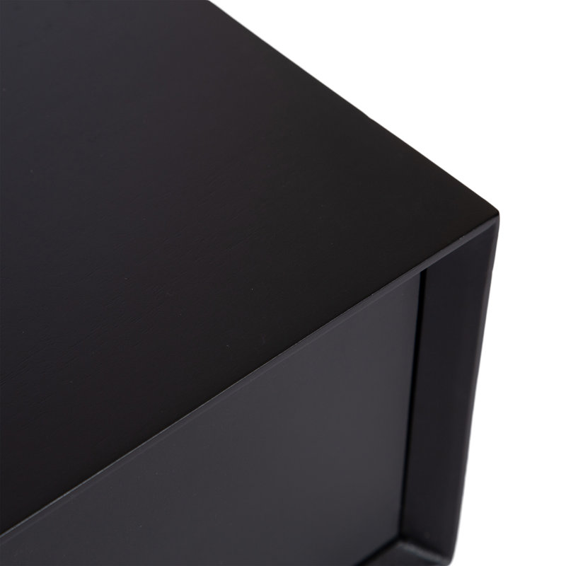 Floating Entryway Console Table, Black