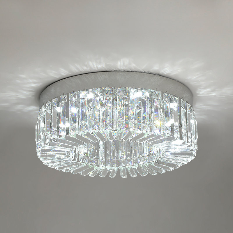 Ajaz 1 - Light LED Chandelier, 50 cm, Chrome
