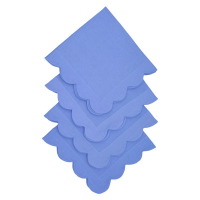 Sunflower Scallop Napkin