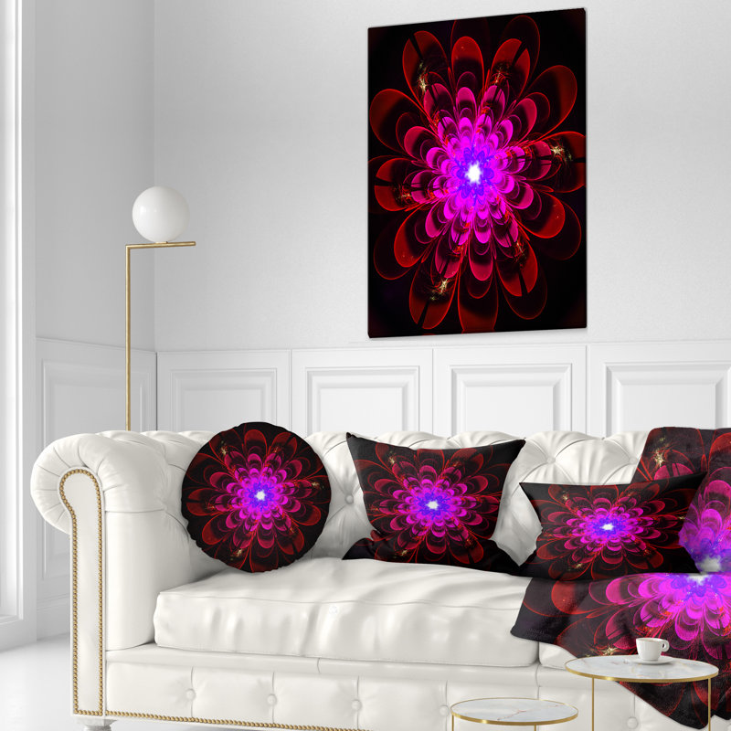 Coussin lombaire floral brillant parfait