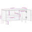 Burmaster TV Stand for TVs up to 28"