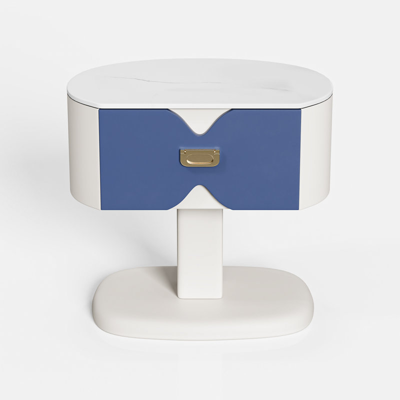 23.7" Tall Modern Nightstand with Extra Large Storage Drawer