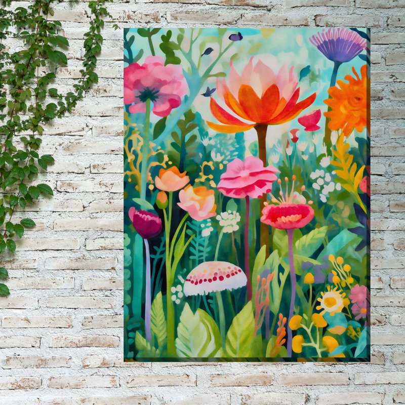 Art sur toile fantaisiste d'extérieur