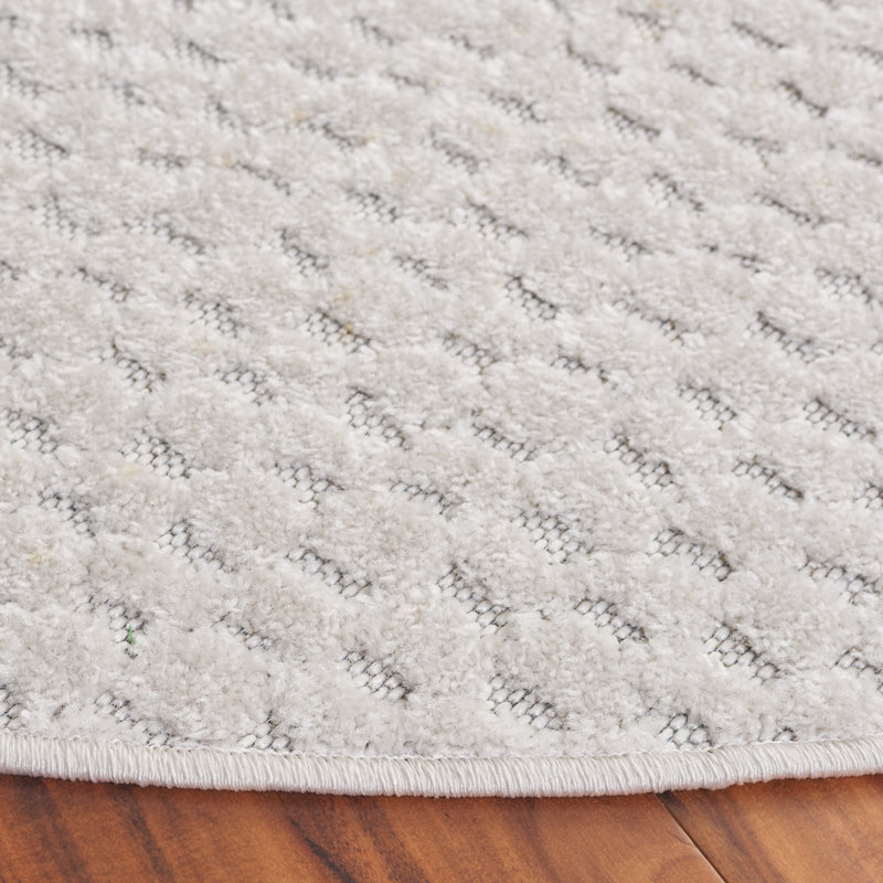 Tapis géométrique Keymaya Performance, Rond 6 pi 7 po