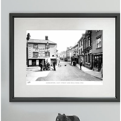 Ashburton, East Street And Bull Ring 1922 - Single Picture Frame Print
