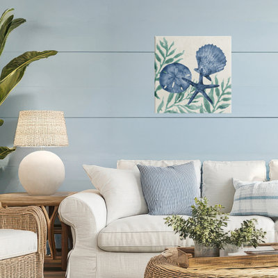 Maritime Tampico Shells Canvas, design by Paul Brent