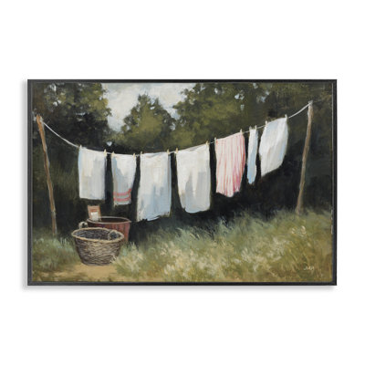  «Laundry Out To Dry», estampe numérique par Julia Purinton