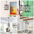 Modern Crystal 8.75"W in Black Dimmable & Adjustable Height Pendant Light