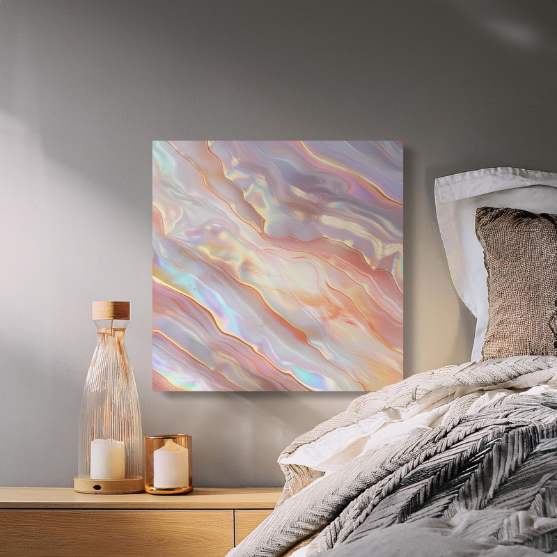 Akur No Frame Print on Canvas, 25.4 cm H  x 25.4 cm W