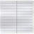 Geneva Straight-Joint 1" x 6" Glass Mosaic Tile in Classic Solid Ice White