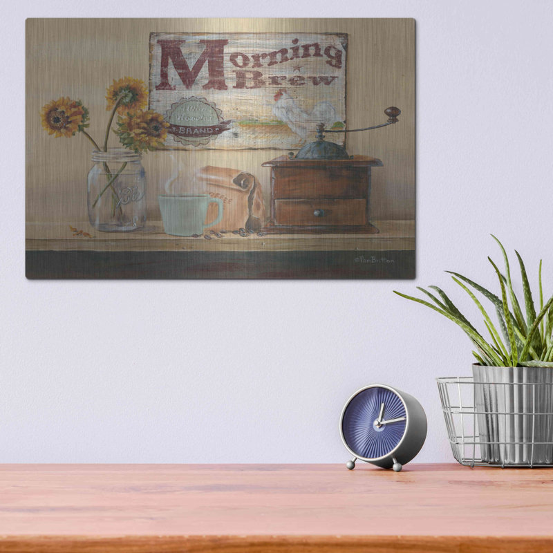 «Morning Brew» par Pam Britton, H 12 po x l 16 po