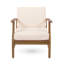 Ensemble de 2 chaises club Perla, crème-1721285862